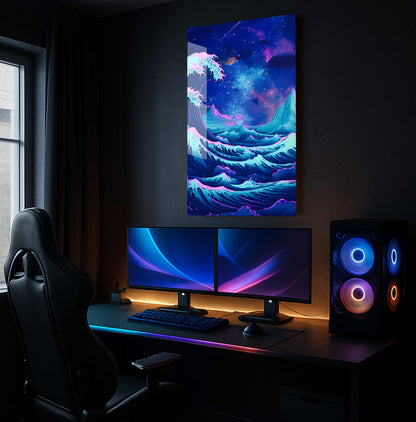 Cosmic Ocean Surge - Lifestyle Mockup