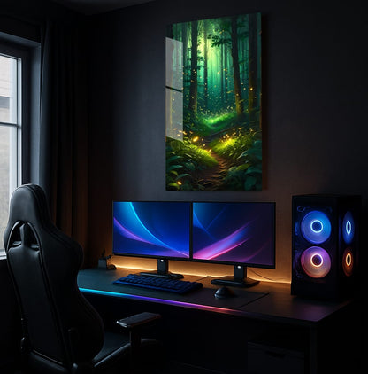 Emerald Forest Glow - Lifestyle Mockup