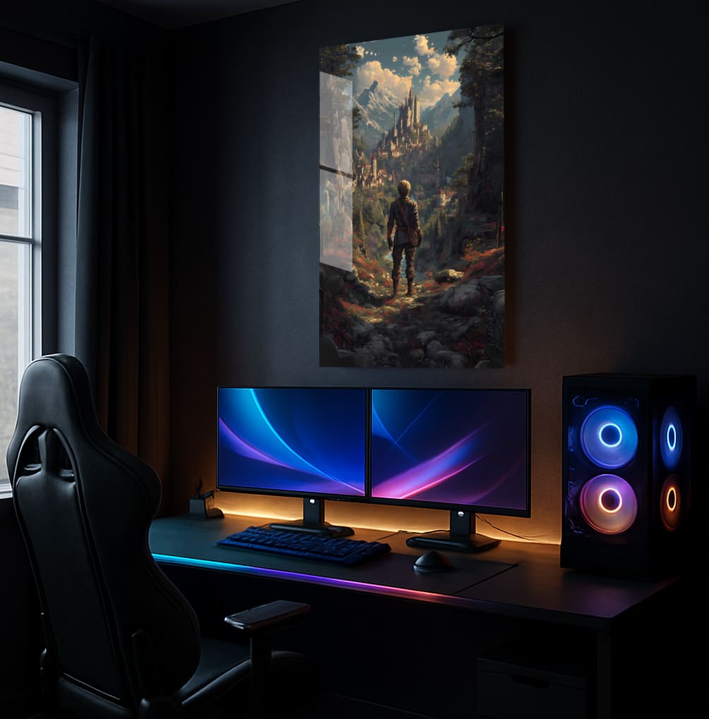 Distant Castle Awaits - Lifestyle Mockup