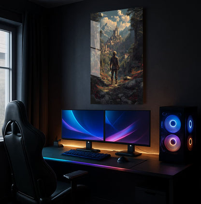 Distant Castle Awaits - Lifestyle Mockup