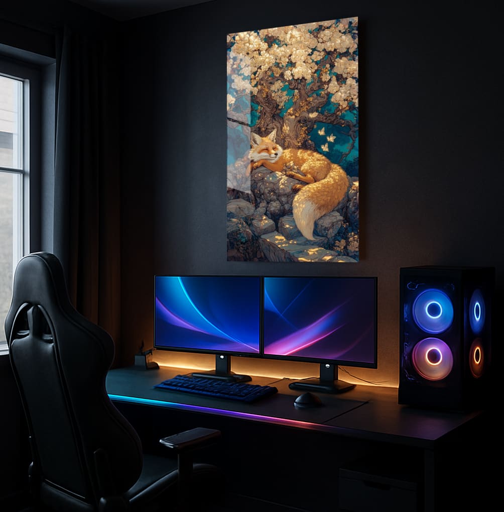 Fox's Forest Slumber - Showcase Mockup