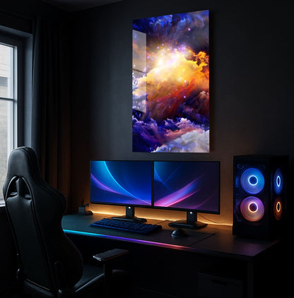 Cosmic Color Bloom - Lifestyle Mockup