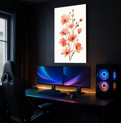 Coral Blossom Dreams - Showcase Mockup