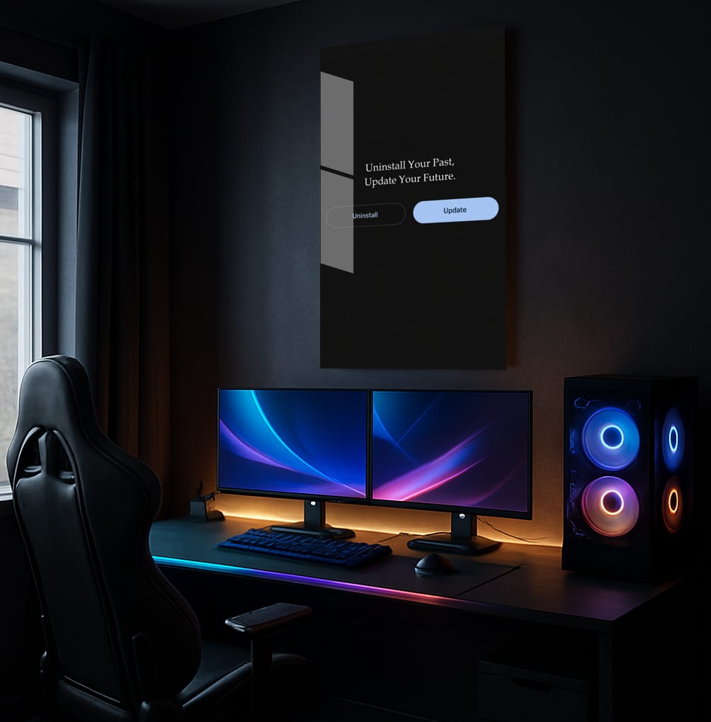 Update Your Future - Showcase Mockup