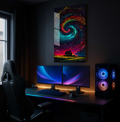 Cosmic Home Embrace - Lifestyle Mockup