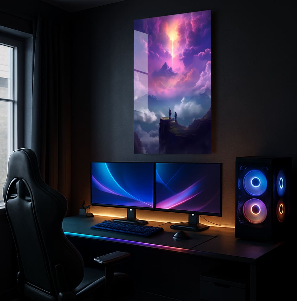 Majestic Celestial Ascent - Lifestyle Mockup