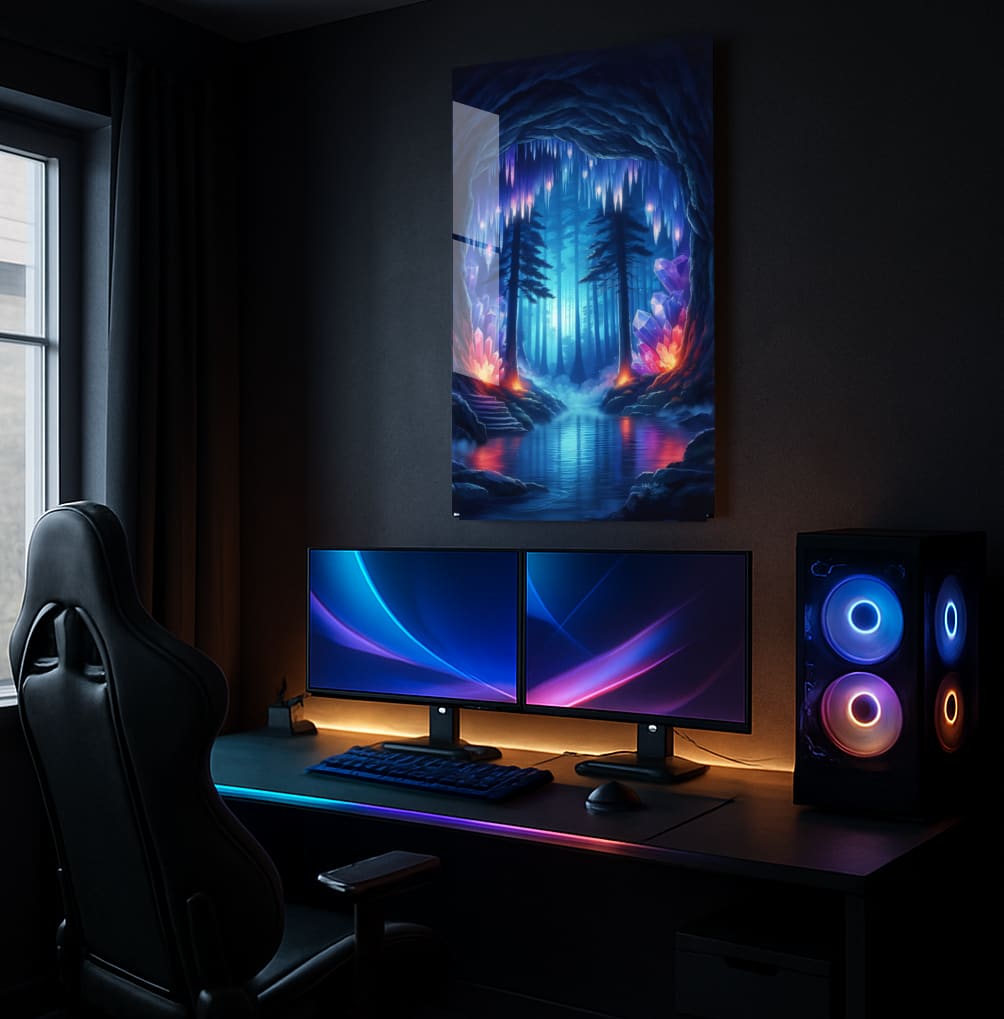 Crystal Cave Forest - Lifestyle Mockup