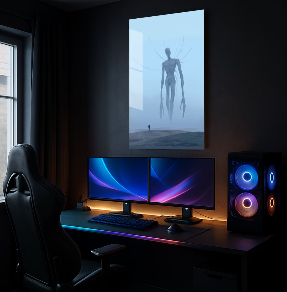 Enigmatic Giant Encounter - Lifestyle Mockup