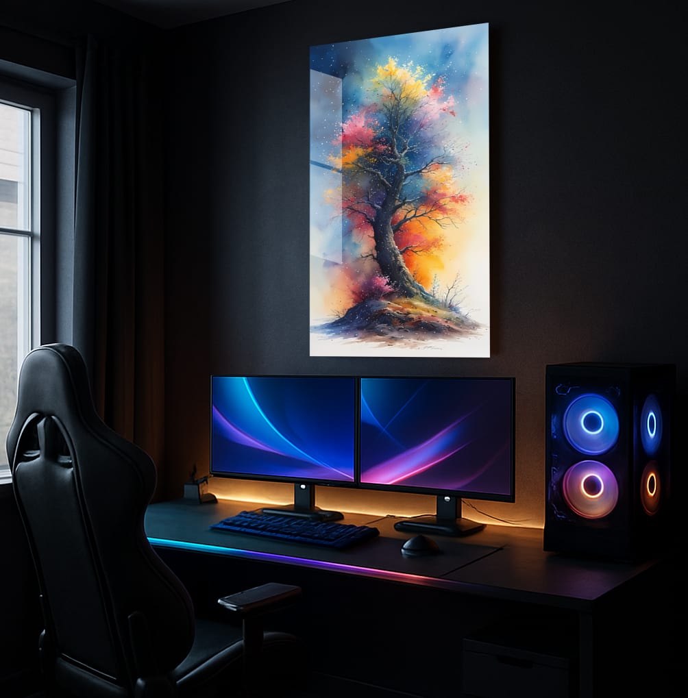 Colorful Autumn Bloom - Showcase Mockup