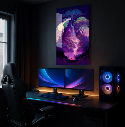 Lunar Purple Dreams - Lifestyle Mockup