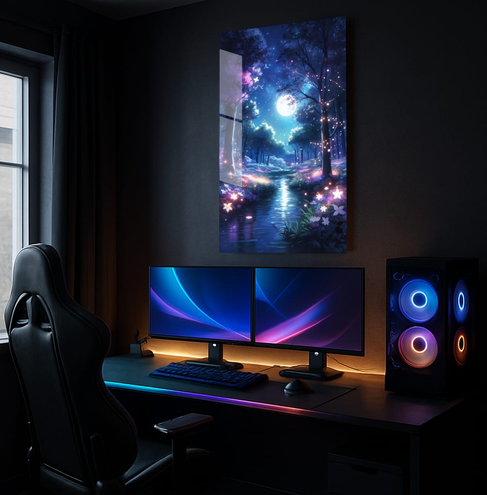 Enchanted Forest Night - Lifestyle Mockup