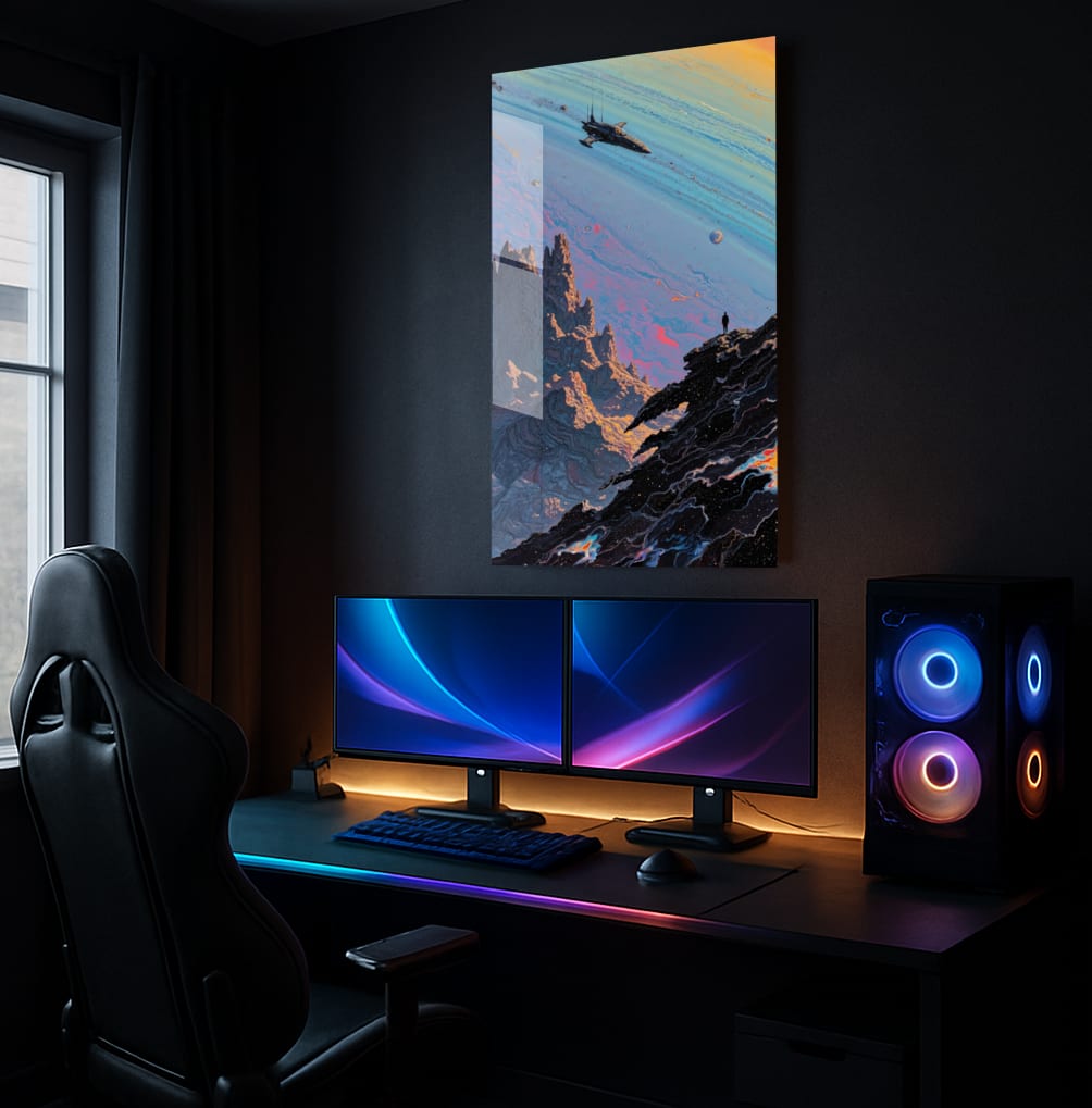 Cosmic Wanderer Explores - Showcase Mockup