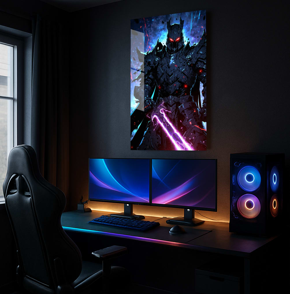Dark Knight Warrior - Lifestyle Mockup