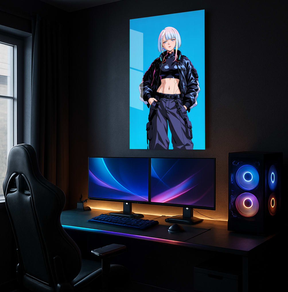 Lucy cyberpunk edgerunner - Lifestyle Mockup