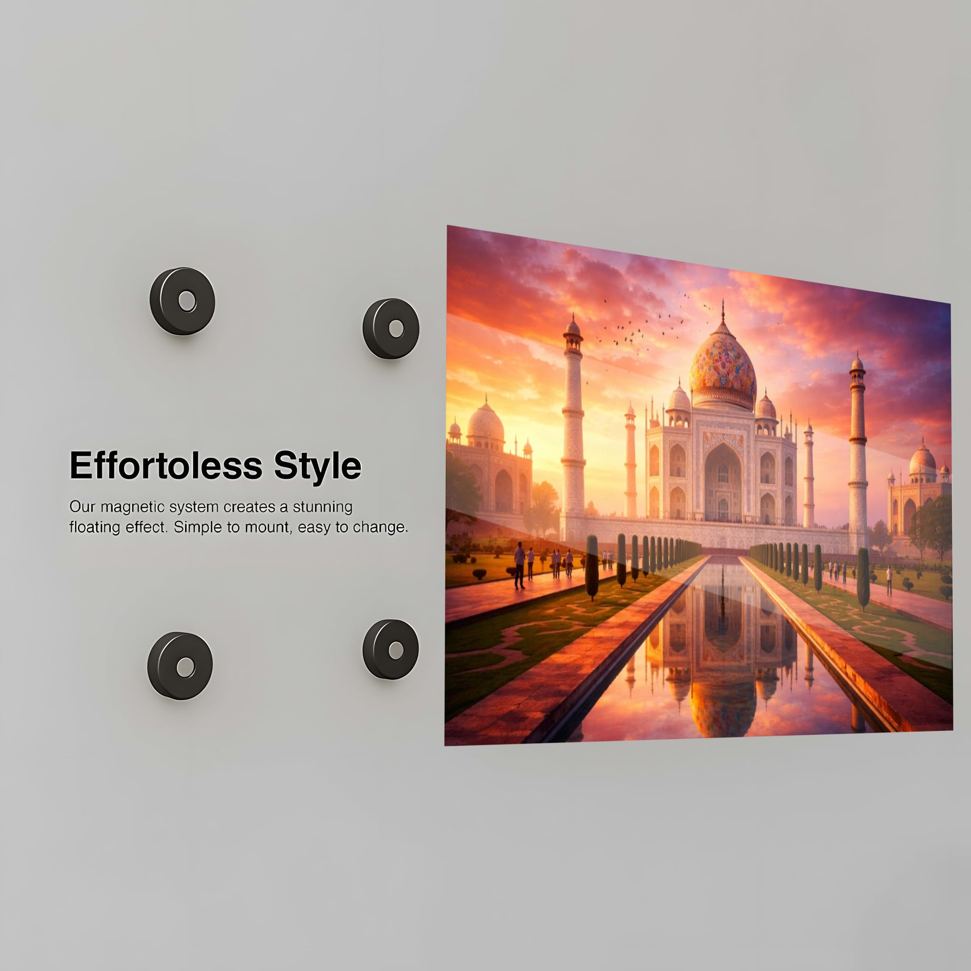 Majestic Taj Sunset - Installation Mockup
