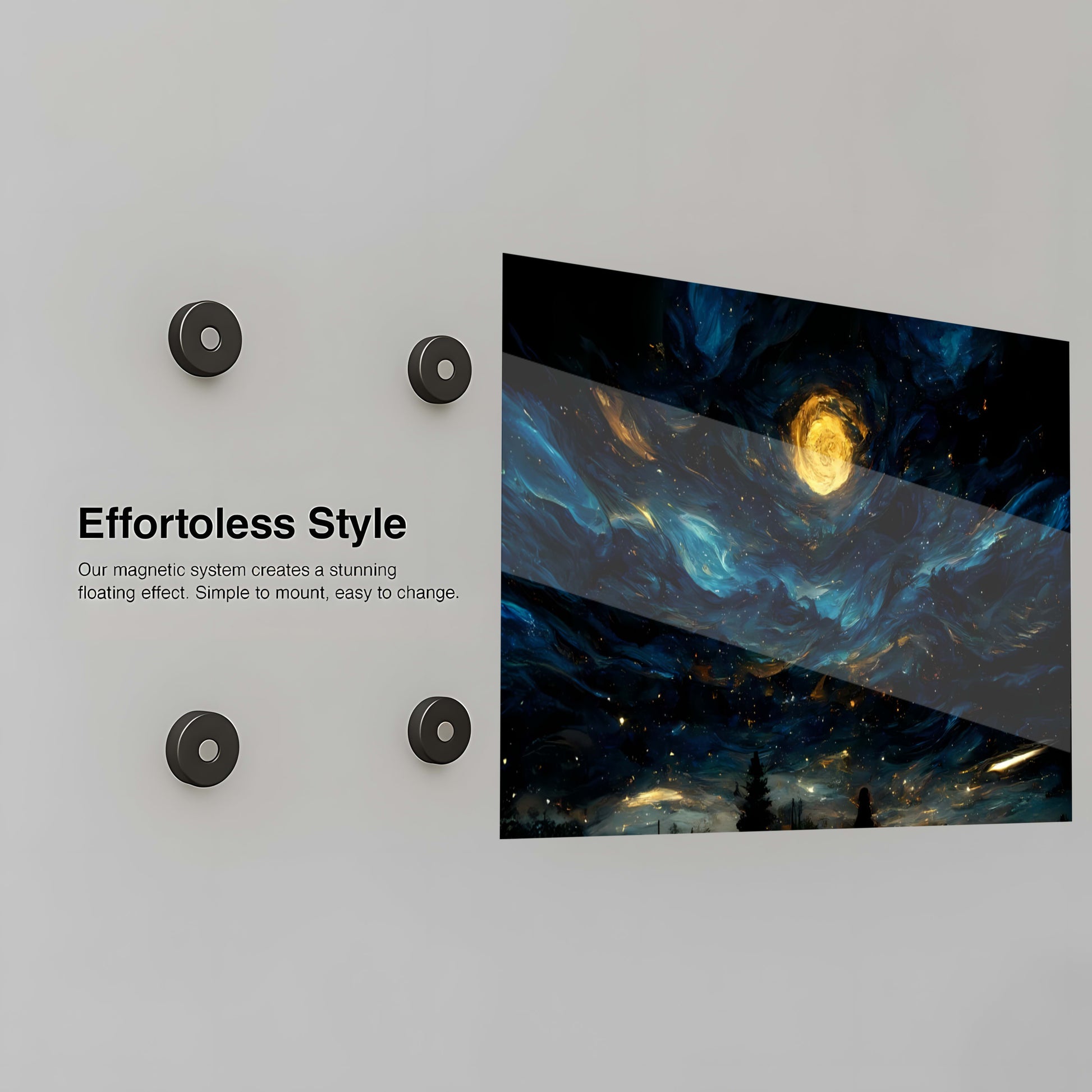 Celestial Night Painting - Installation Mockup