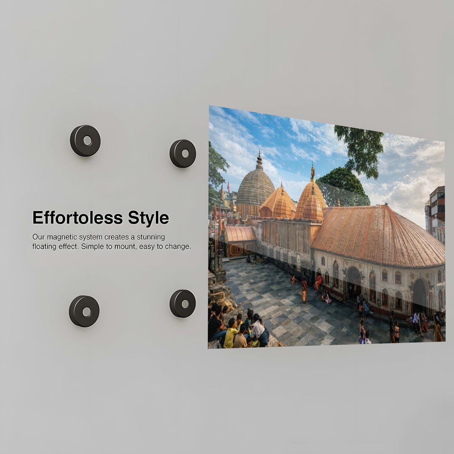 Kamakhya Temple – Timeless Energy - Installation Mockup