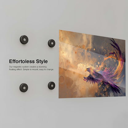 Fiery Winged Ascent - Installation Mockup