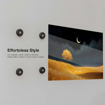 Golden Moonlit Meadow - Installation Mockup