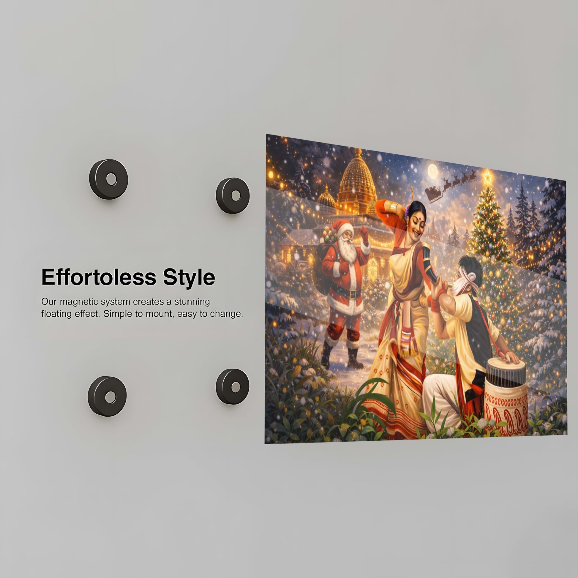 Festive Indian Christmas - Installation Mockup