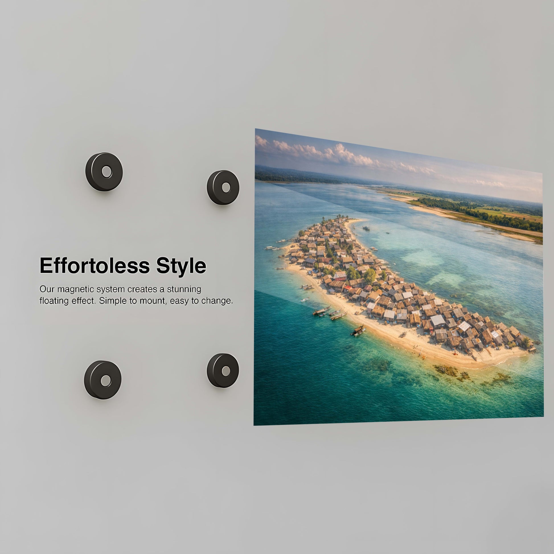 Where the River Embraces Life - Installation Mockup