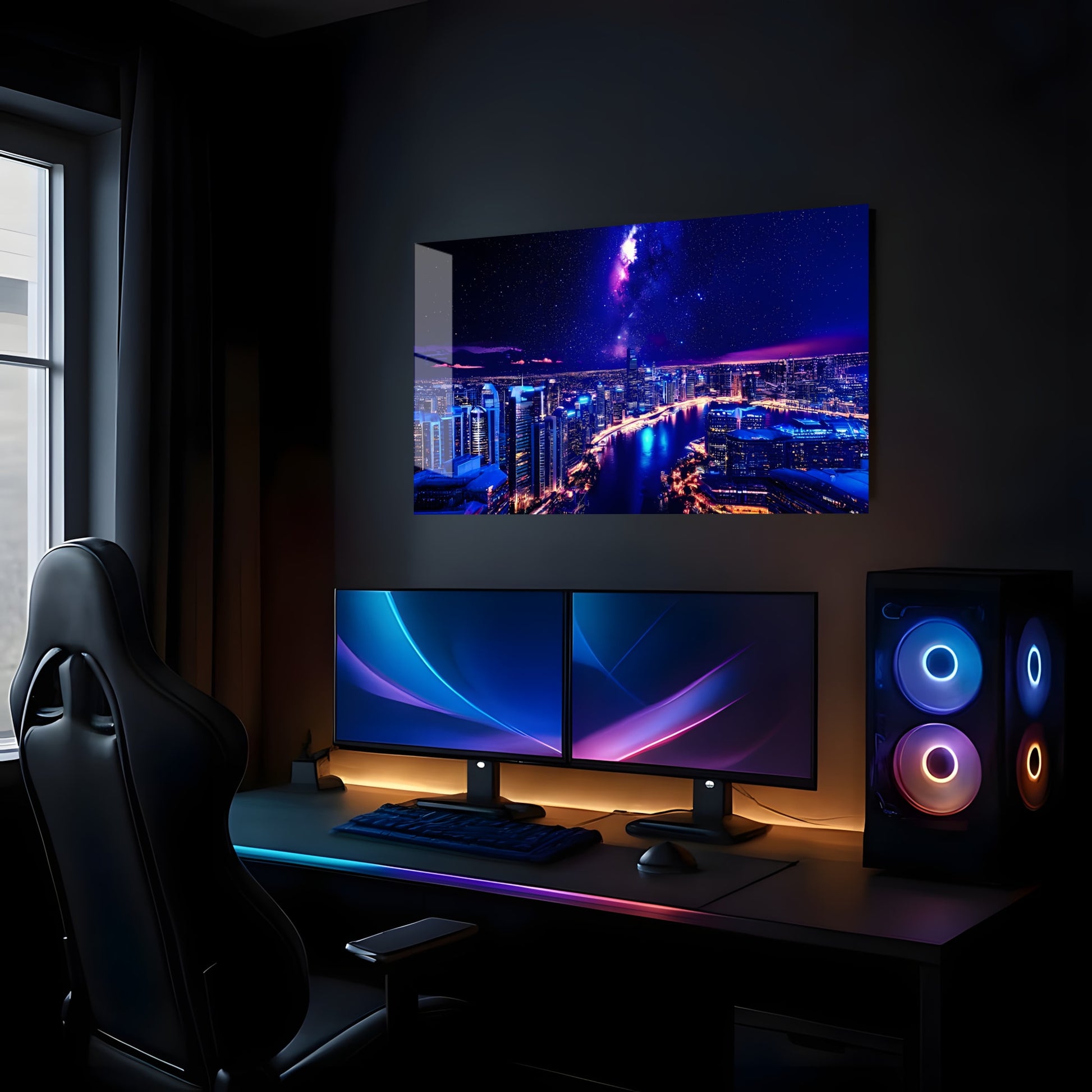 Cosmic City Lights - Lifestyle Mockup