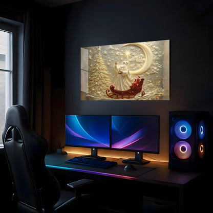 Golden Night of Santa Claus - Showcase Mockup