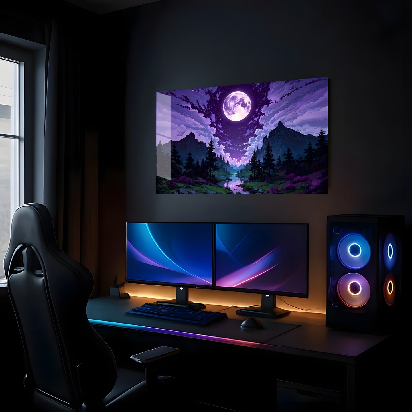 Lunar Purple Serenity - Lifestyle Mockup