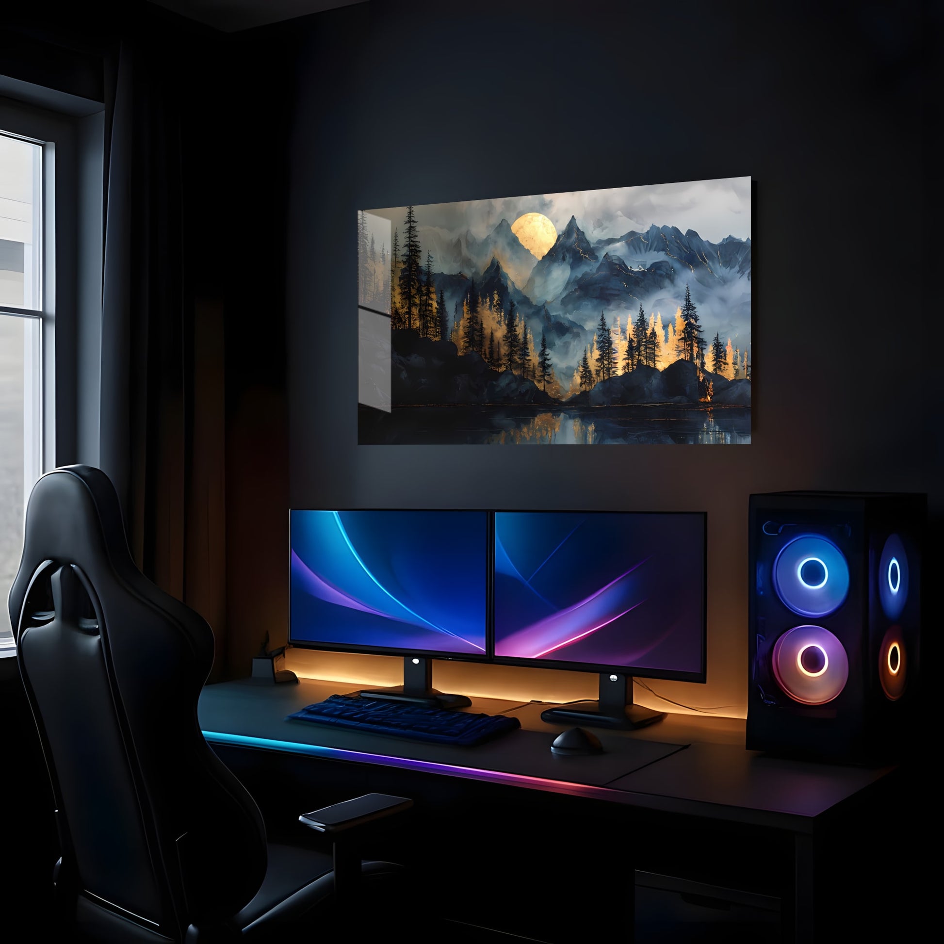 Golden Mountain Dream - Showcase Mockup