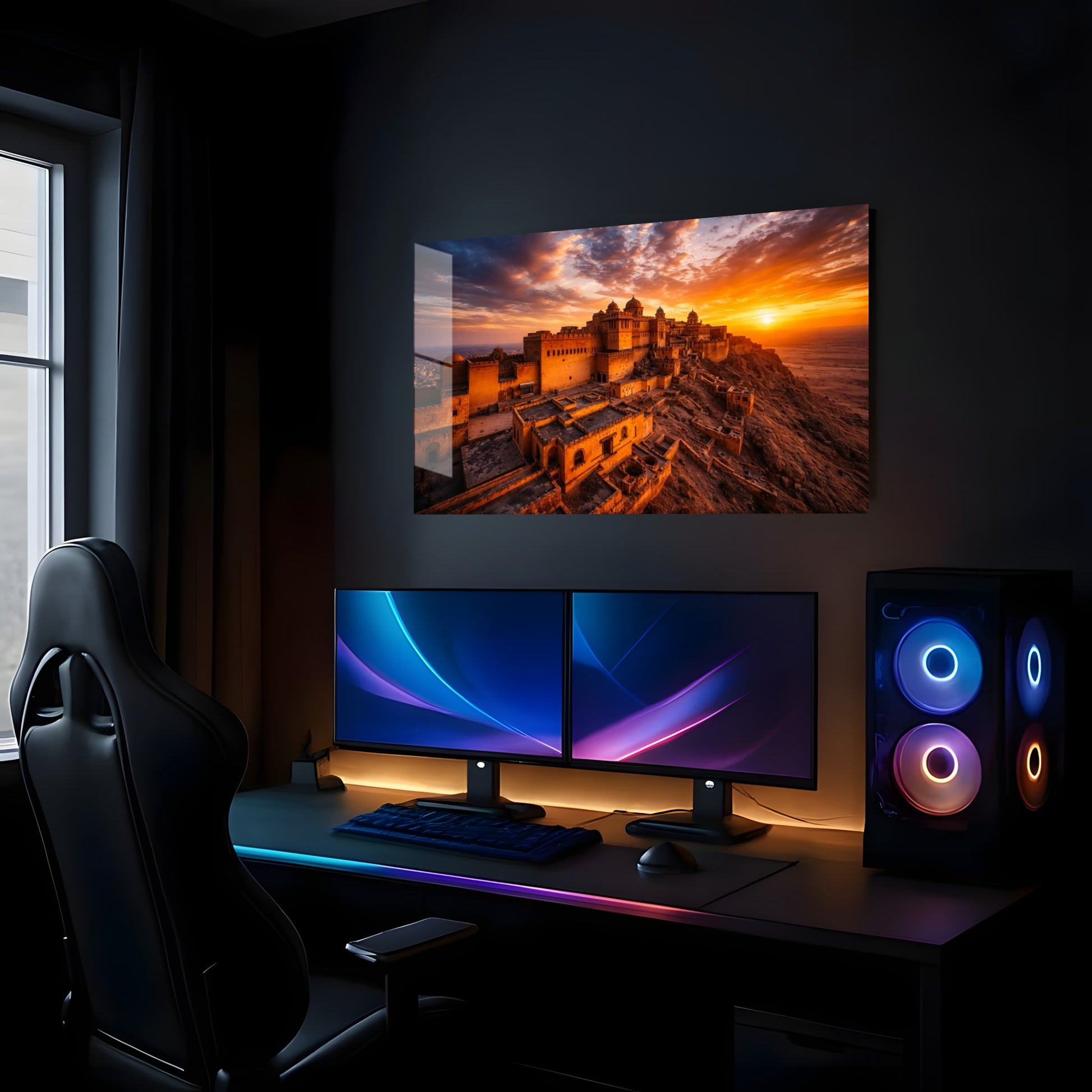 Golden Hilltop Citadel - Showcase Mockup