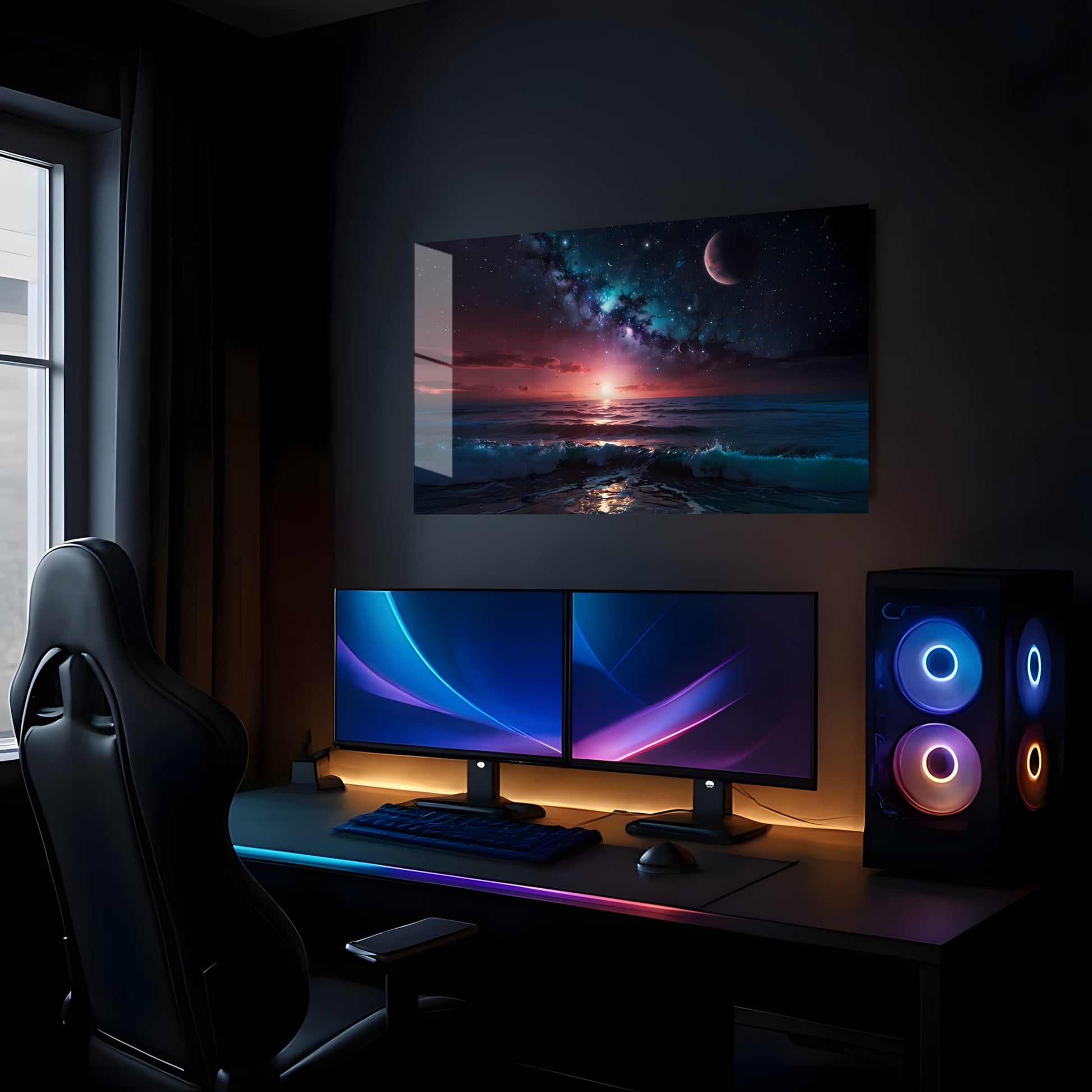 Cosmic Ocean Dream - Lifestyle Mockup
