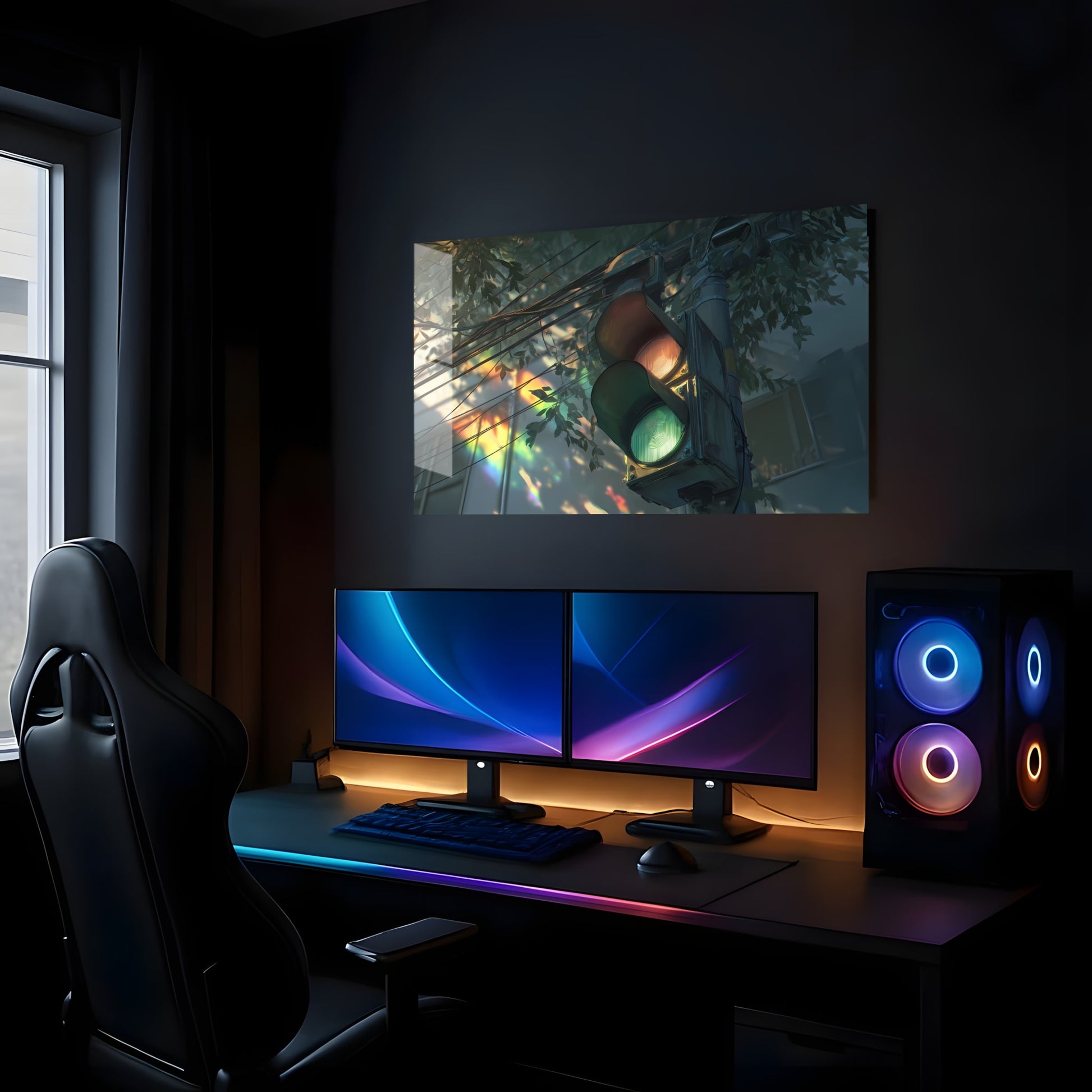 Urban Traffic Light - Lifestyle Mockup