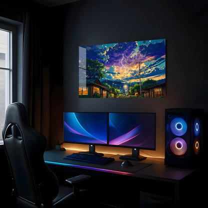 Electric Night Serenity - Lifestyle Mockup