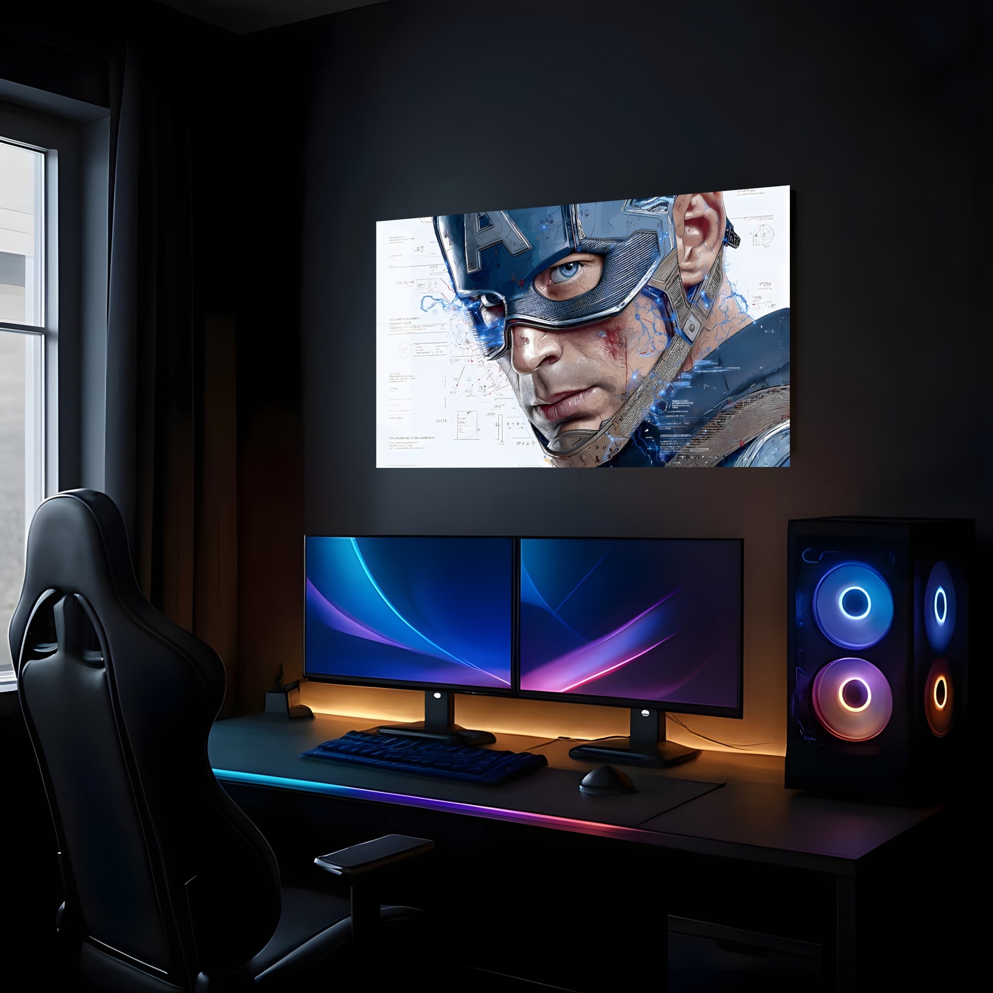 captain america - Lifestyle Mockup