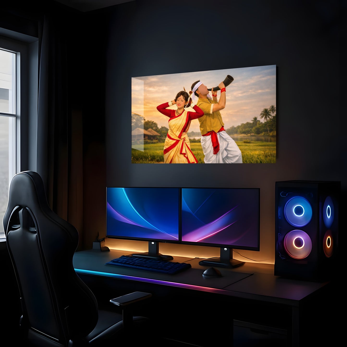 Rhythm of Bihu – Spirit of Assamese Culture - Showcase Mockup