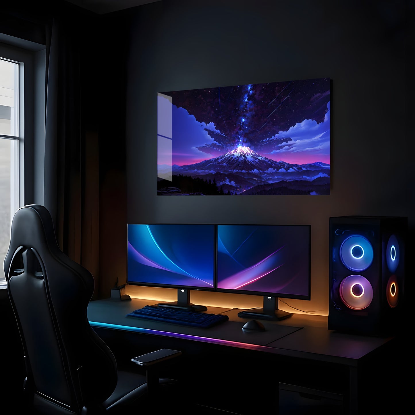 Cosmic Mountain Peak - Lifestyle Mockup