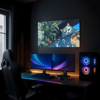 Feline Bubbles Glimpse - Showcase Mockup