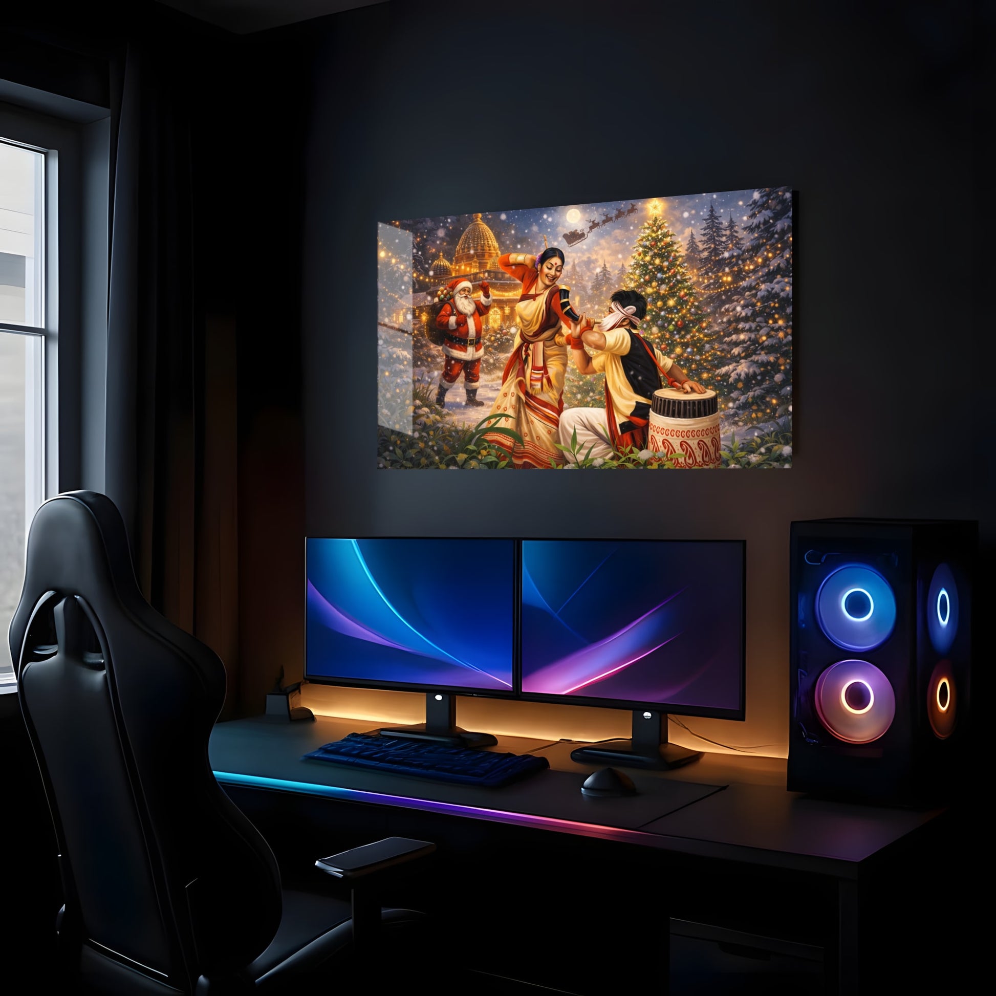 Festive Indian Christmas - Showcase Mockup