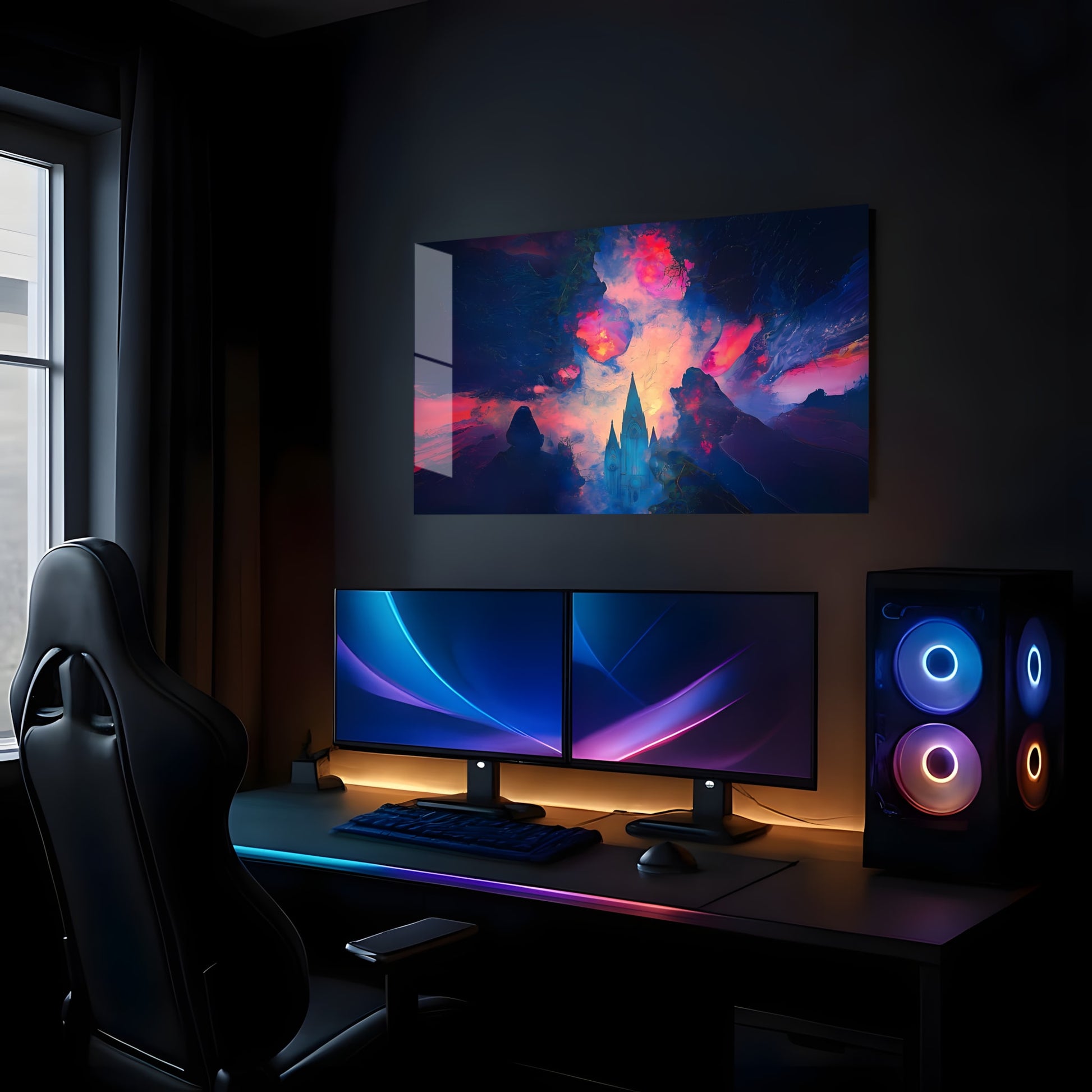 Ethereal Gothic Sanctum - Lifestyle Mockup