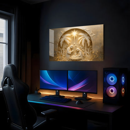 Holy Nativity: Jesus with Mary and Joseph - Showcase Mockup