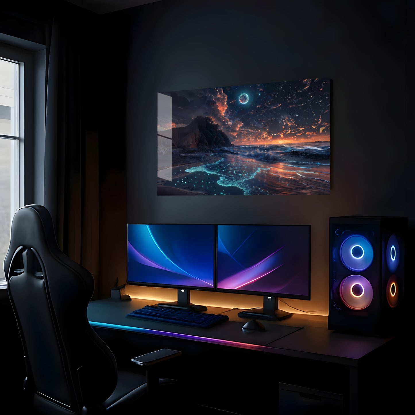 Cosmic City Lights - Lifestyle Mockup