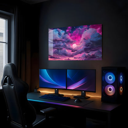 Celestial Dreamscape Canvas - Lifestyle Mockup