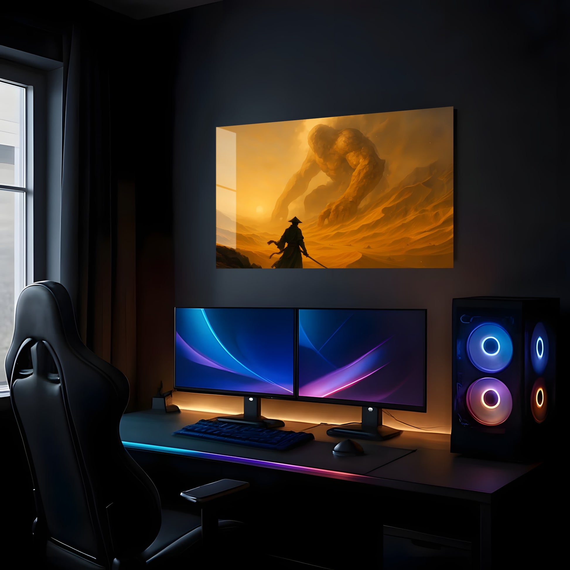 Desert's Silent Guardian - Showcase Mockup