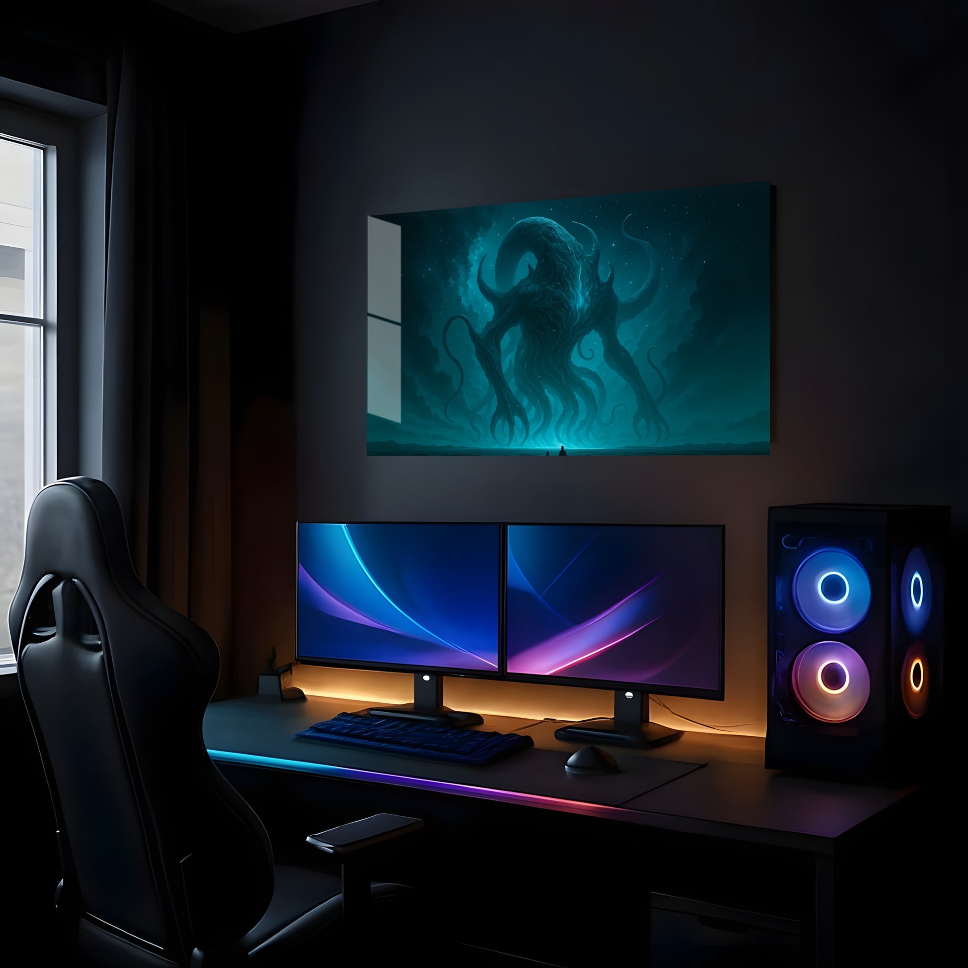 Cosmic Horror Arrival - Lifestyle Mockup