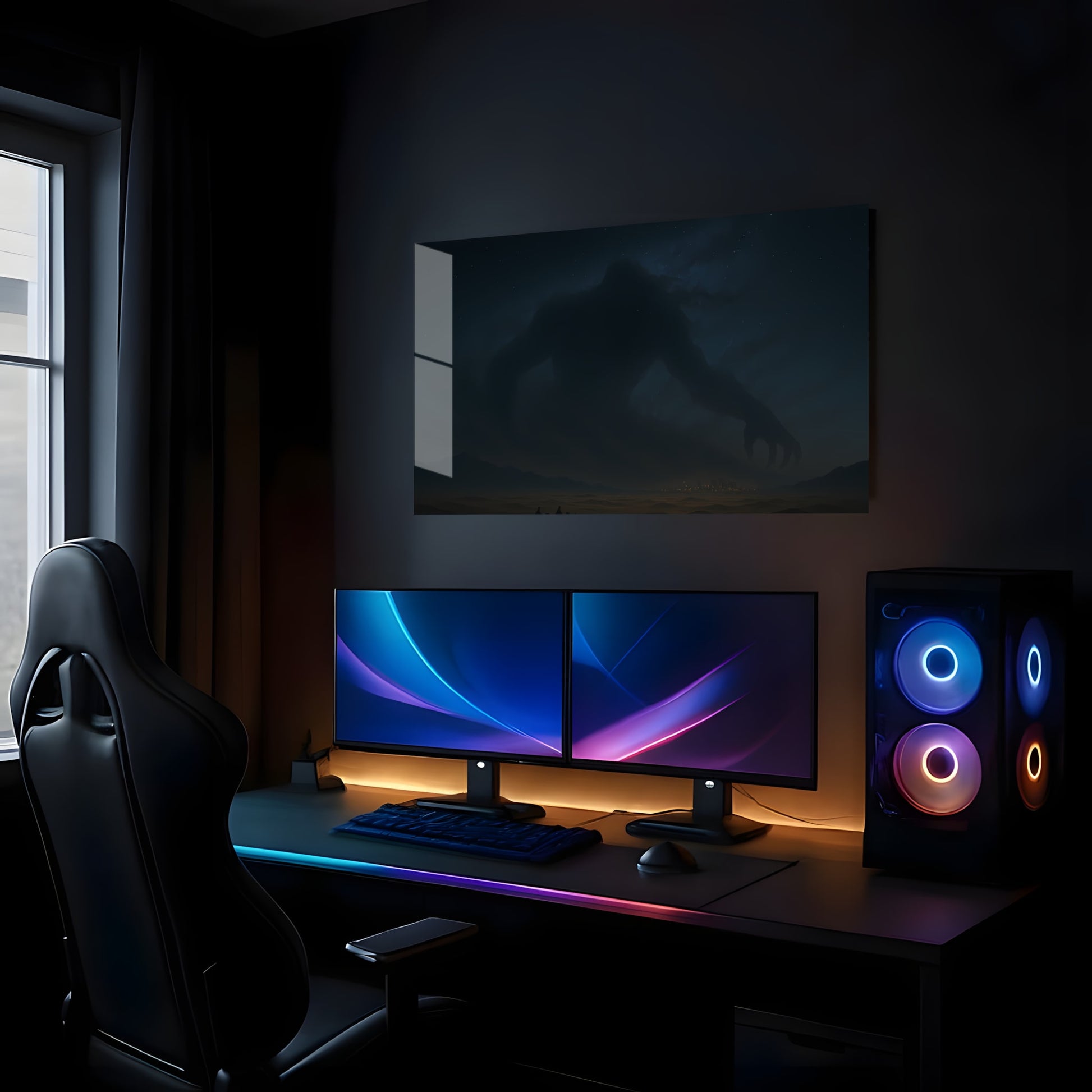 Shadow From Above - Lifestyle Mockup