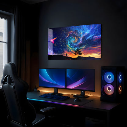 Cosmic Dreamscape Vista - Lifestyle Mockup