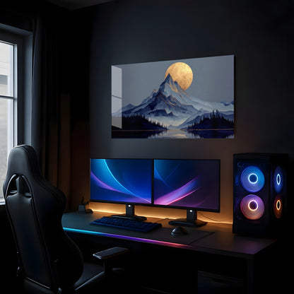 Golden Moon Peaks - Showcase Mockup