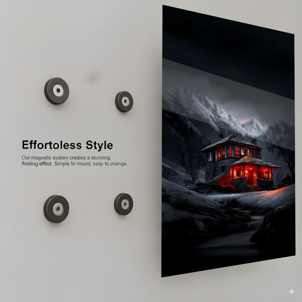 Cozy Winter Retreat - Installation Mockup