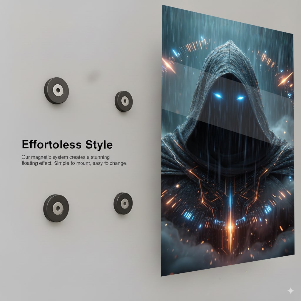 Digital Rain Prophet - Installation Mockup