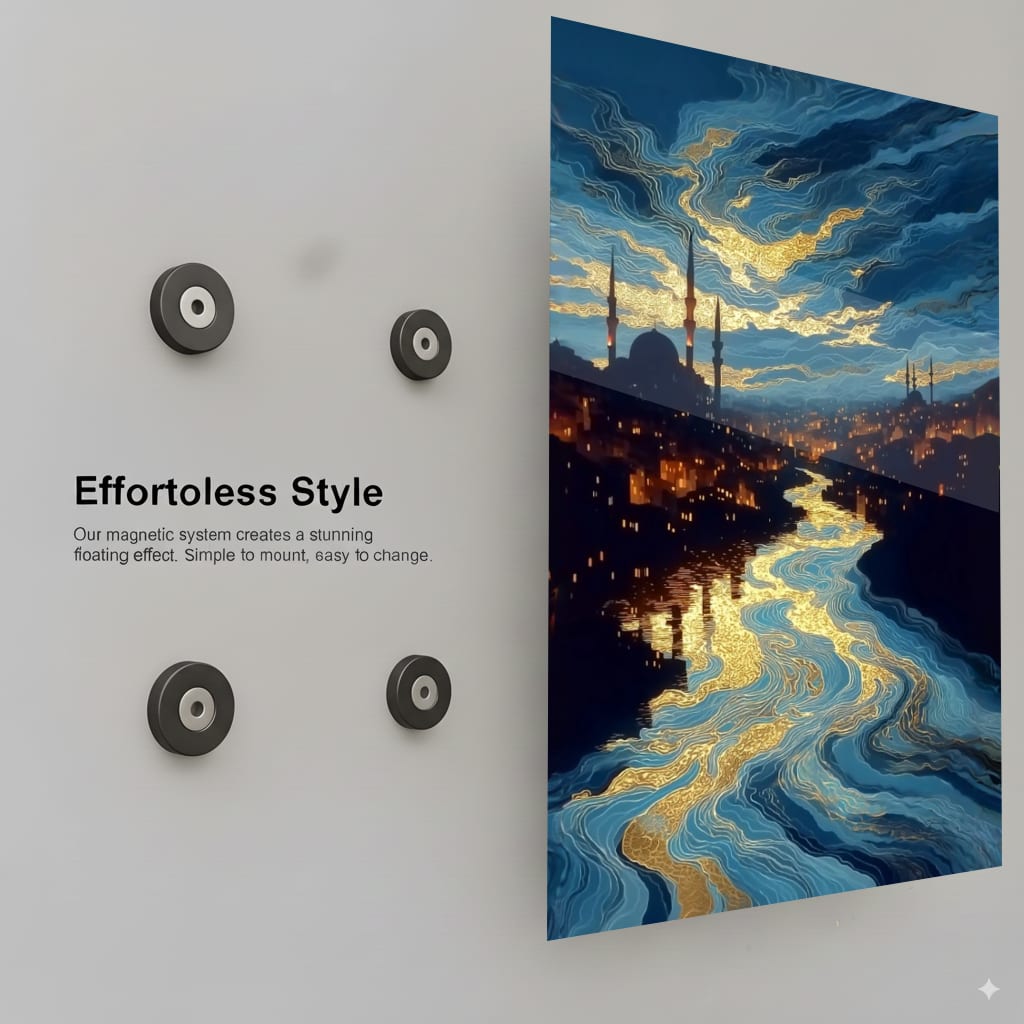 Golden River Dream - Installation Mockup